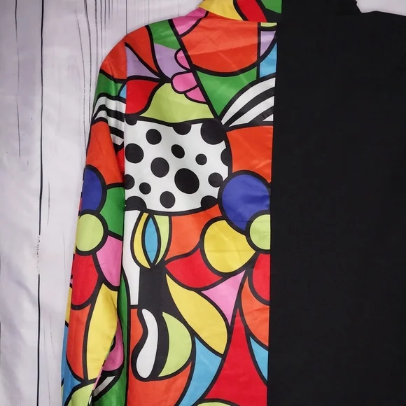 Colorful Abstract Psychodelic Men's Shirt - Picture 7 of 8